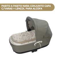 Pasito a Pasito Nara Conjunto Capa c/varas + Lençol para Alcofa
