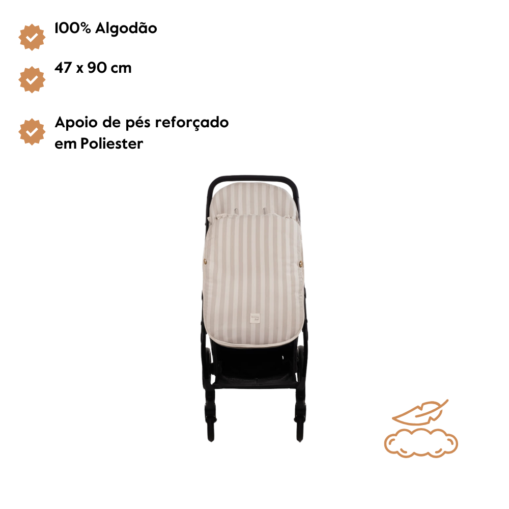 Walking Mum Footmuff Sintra Beige