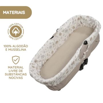 Pasito a Pasito Nara Conjunto Capa + Lençol para Alcofa