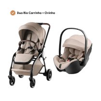 Duo Rio Carrinho + Ovinho Baby-Safe Pro da Britax Romer - Style Teak