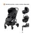 Pack Rio Carrinho + Alcofa + Ovinho Baby-Safe Pro + Base Isofix Vario 5Z da Britax Romer - Style Carbon Black