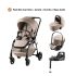 Pack Rio Carrinho + Alcofa + Ovinho Baby-Safe Pro + Base Isofix Vario 5Z da Britax romer - Style Teak