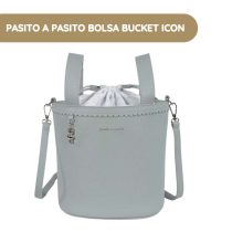 Pasito a Pasito Bolsa Bucket Icon Green