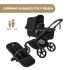 Carrinho Bugaboo Fox 5 Renew - Negro/Negro Clássico