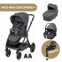 Maxi-Cosi Carrinho de Passeio Oxford Plus + Pebble 360 Pro2 + Base FamilyFix 360 Pro - Twillic Graphite
