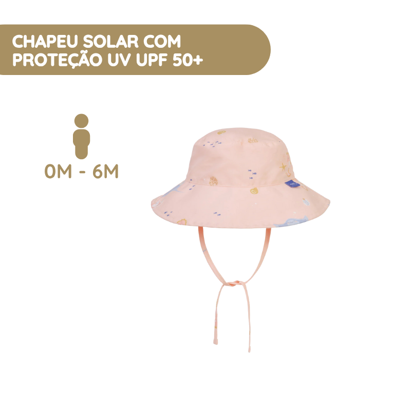 Saro Chapéu com proteção solar 0-6 meses