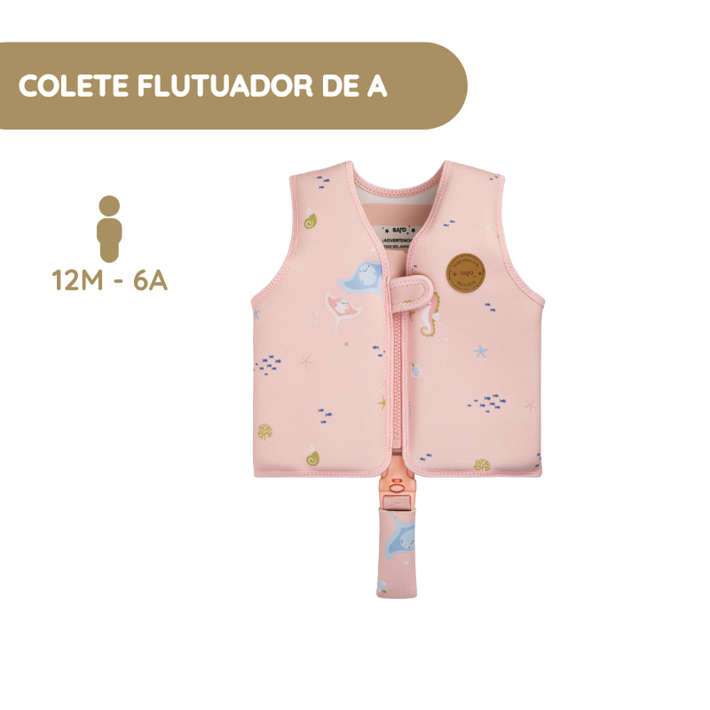 Saro Colete flutuador de aprendizagem M 3-6 anos