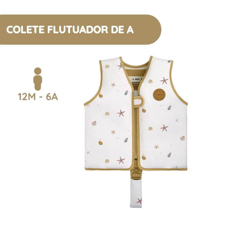 Saro Colete flutuador de aprendizagem M 3-6 anos