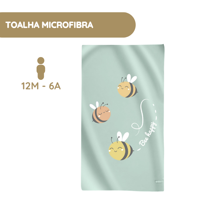 Saro Toalha de microfibra BeeHappy