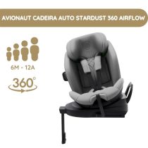 Avionaut Cadeira Auto Stardust 360 Airflow 61-150cm - Grey