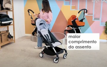 Stokke YOYO 3 - O assento é maior que o modelo anterior