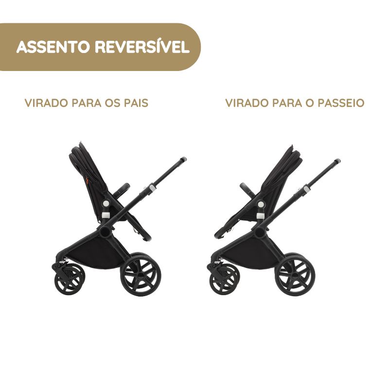 Bugaboo Carrinho de Bebé Fox Cub assento reversível