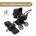 Bugaboo Carrinho de Bebé Fox Cub completo - Midnight black