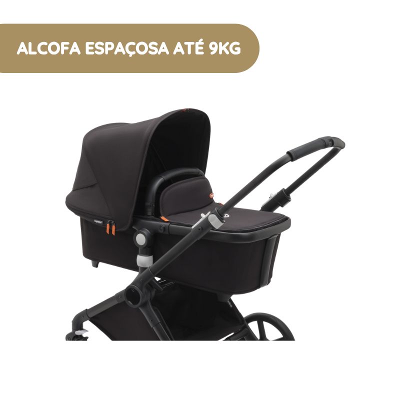 Bugaboo Carrinho de Bebé Fox Cub completo alcofa espaçosa até 9kg