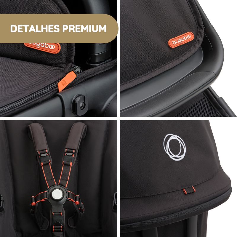 Bugaboo Carrinho de Bebé Fox Cub detalhes premium