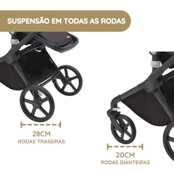 Bugaboo Carrinho de Bebé Fox Cub suspensão em todas as rodas