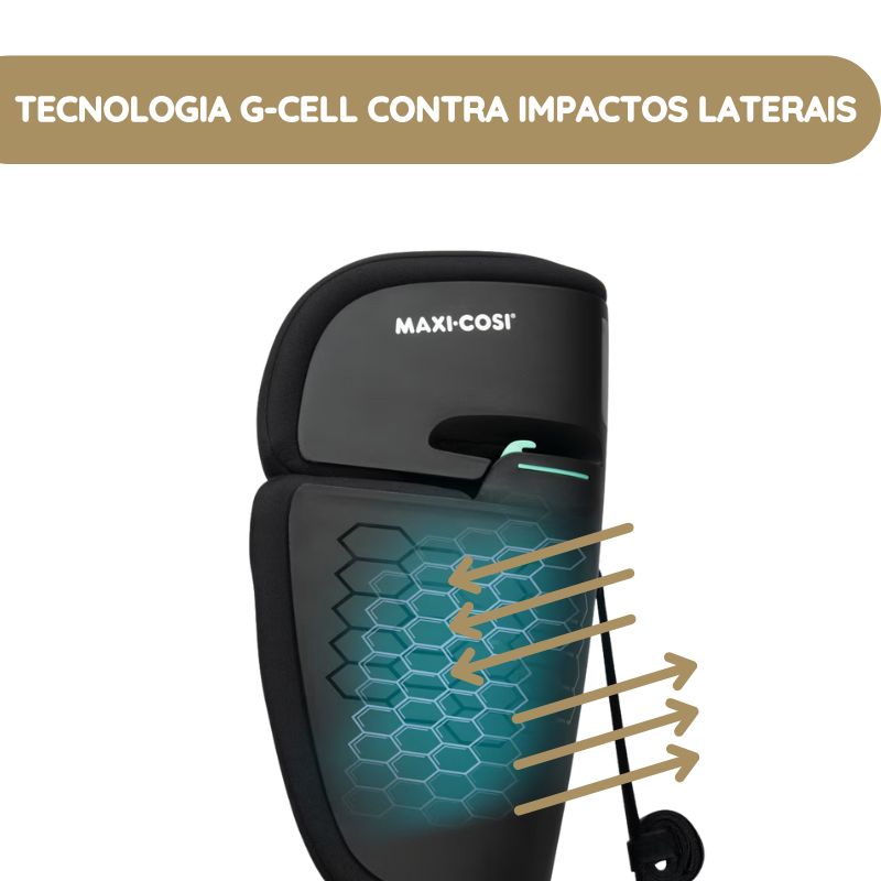 Maxi-Cosi Cadeira Auto Nomad XL Plus tecnologia g-cell contra impactos laterais