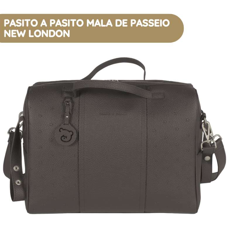 Pasito a Pasito Mala de Passeio New London – Brown