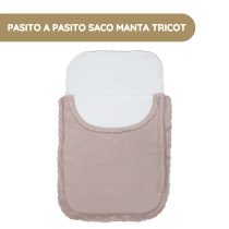 Pasito a Pasito Saco Manta Tricot