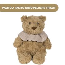 Pasito a Pasito Urso Peluche Tricot - Rosa