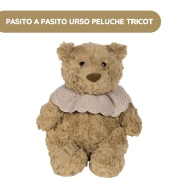 Pasito a Pasito Urso Peluche Tricot - Rosa