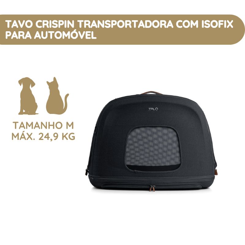 Tavo Crispin M Transportadora com Isofix para Automóvel – Onyx