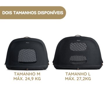 Tavo Crispin L Transportadora com Isofix para Automóvel dois tamanhos disponíveis