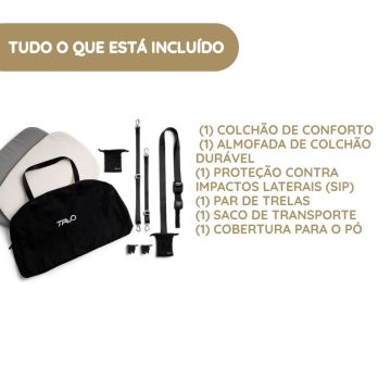Tavo Crispin L Transportadora com Isofix para Automóvel tudo o que está incluído
