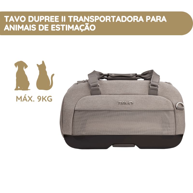 Tavo Dupree II Transportadora para Animais de Estimação com Isofix para Automóvel e Avião – Merle