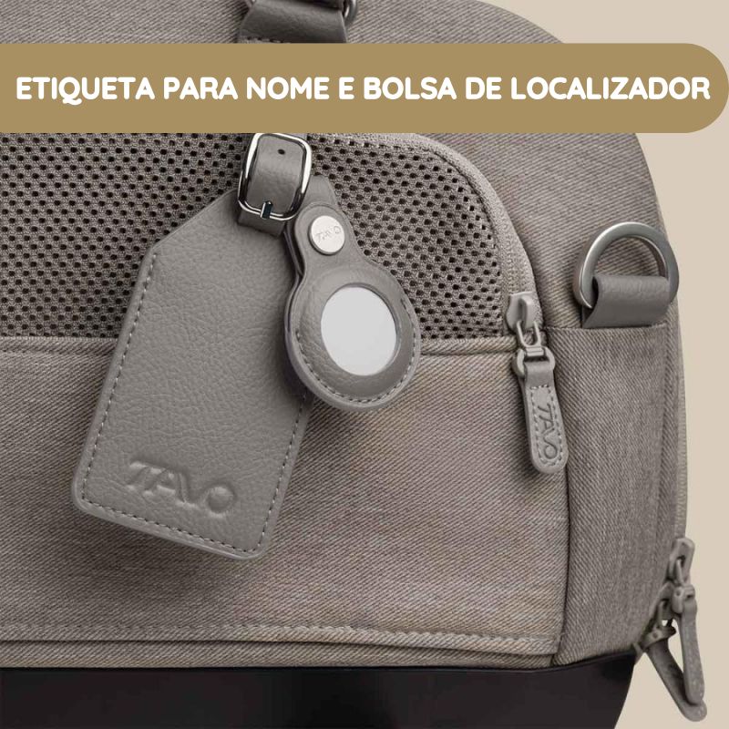 Tavo Dupree II Transportadora para Animais de Estimação com Isofix para Automóvel e Avião etiqueta para nome e bolsa de localizador