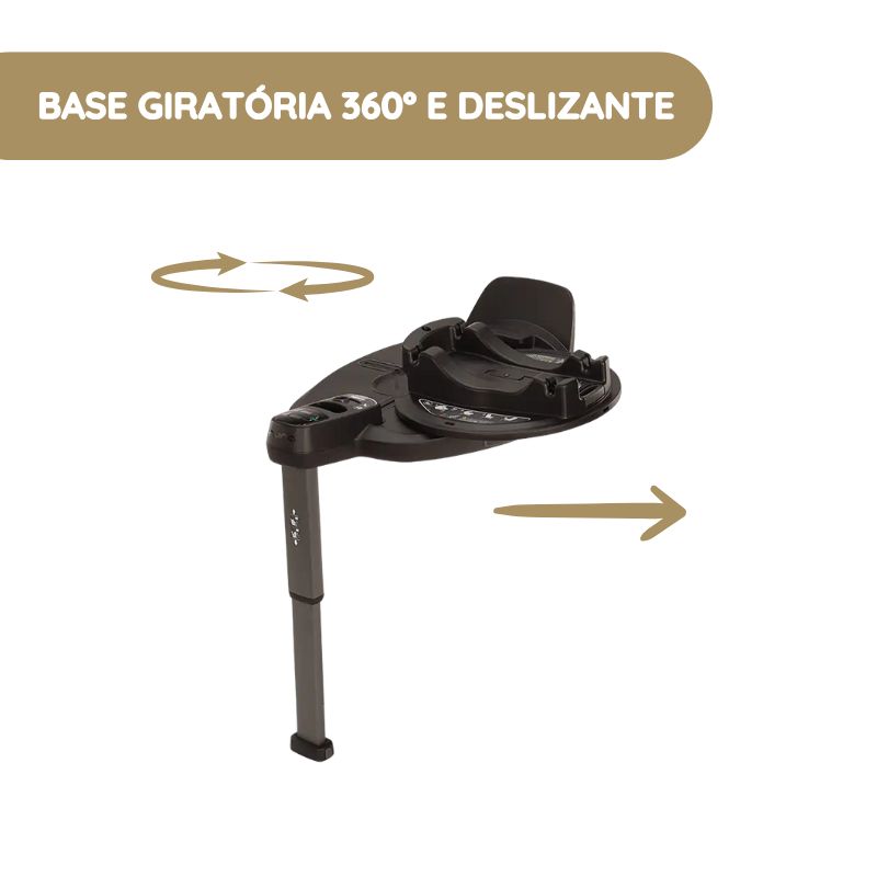 Nuna Base Isofix Curv base giratória 360º e deslizante