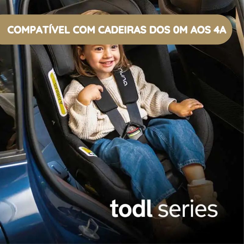 Nuna Base Isofix curv compatível com cadeiras dos 0M aos 4a