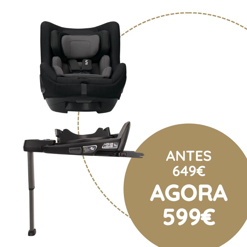 Nuna Pack Cadeira Auto Todl Next + Base Curv – Caviar