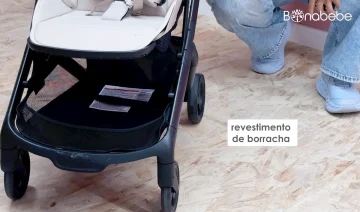 Bugaboo Butterfly 2 - Tem rodas com revestimento de borracha