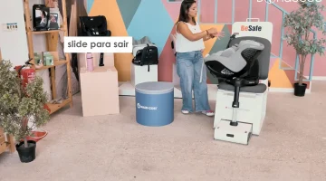 Maxi-Cosi Mica 360 Pro - Tem o sistema SlideTech™, a cadeira desliza para sair