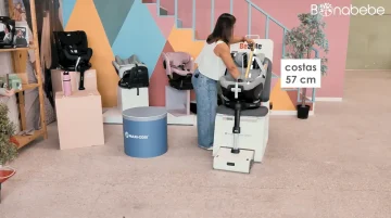 Maxi-Cosi Mica 360 Pro -O encosto tem 57 cm de altura