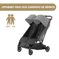 UPPAbaby Minu Duo Carrinho de Gémeos - Greyson