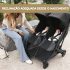 UPPAbaby Minu Duo Carrinho de Gémeos reclinação adequada desde o nascimento
