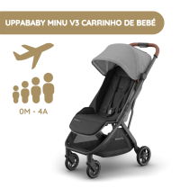 UPPAbaby Minu V3 Carrinho de Bebé - Greyson