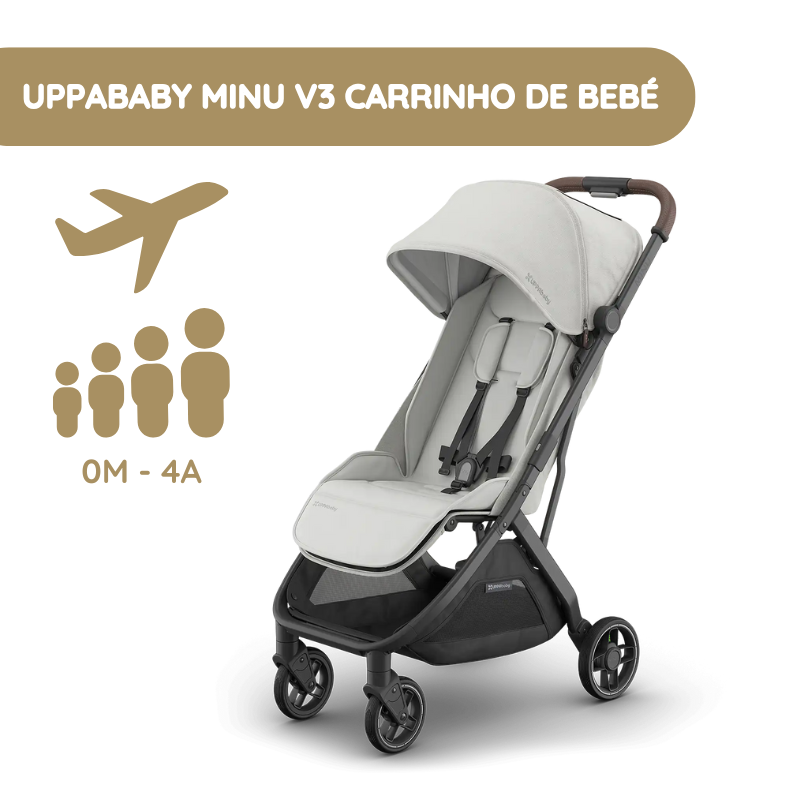 UPPAbaby Minu V3 Carrinho de Bebé – Savannah