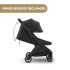 UPPAbaby Minu V3 Carrinho de Bebé vários níveis de reclinação