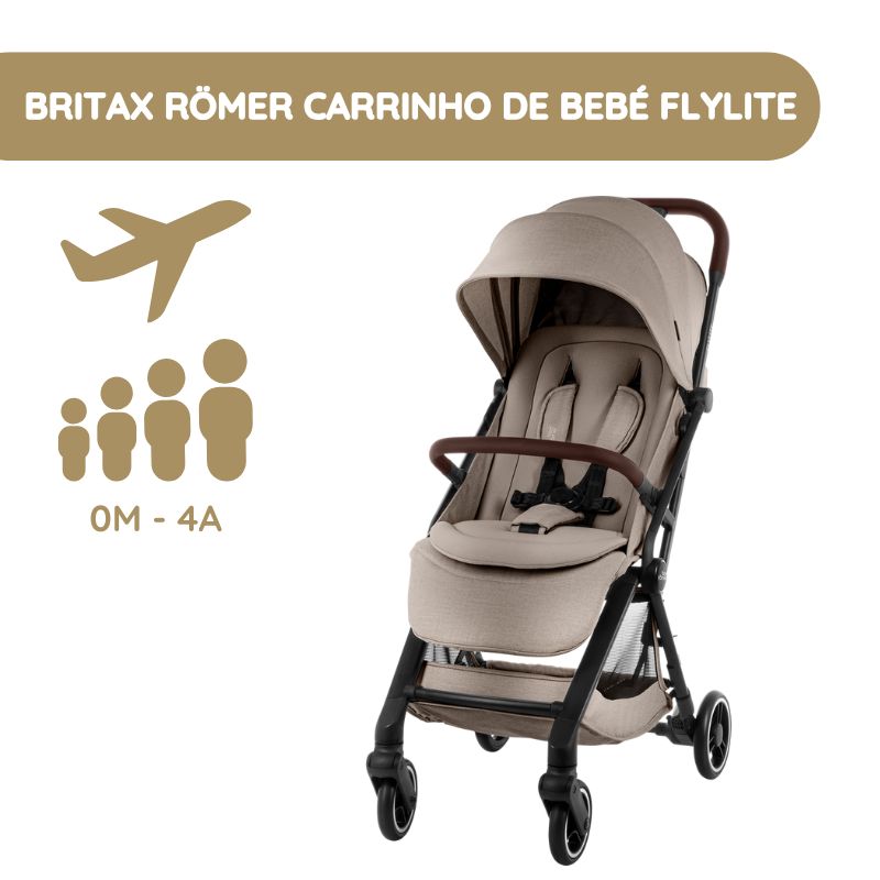 Britax Römer Carrinho de Bebé Flylite – Teak