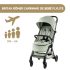 Britax Römer Carrinho de Bebé Flylite - Sage Green