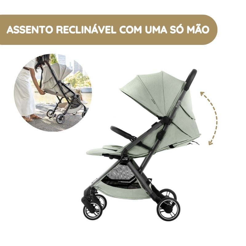 Britax Römer Carrinho de Bebé Flylite assento reclinável com uma só mão