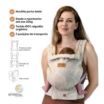 Isara Elite Mochila Portabebé - Majestic Ivory Forest