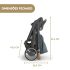 UPPAbaby Carrinho de Bebé Cruz V3 dimensões fechado