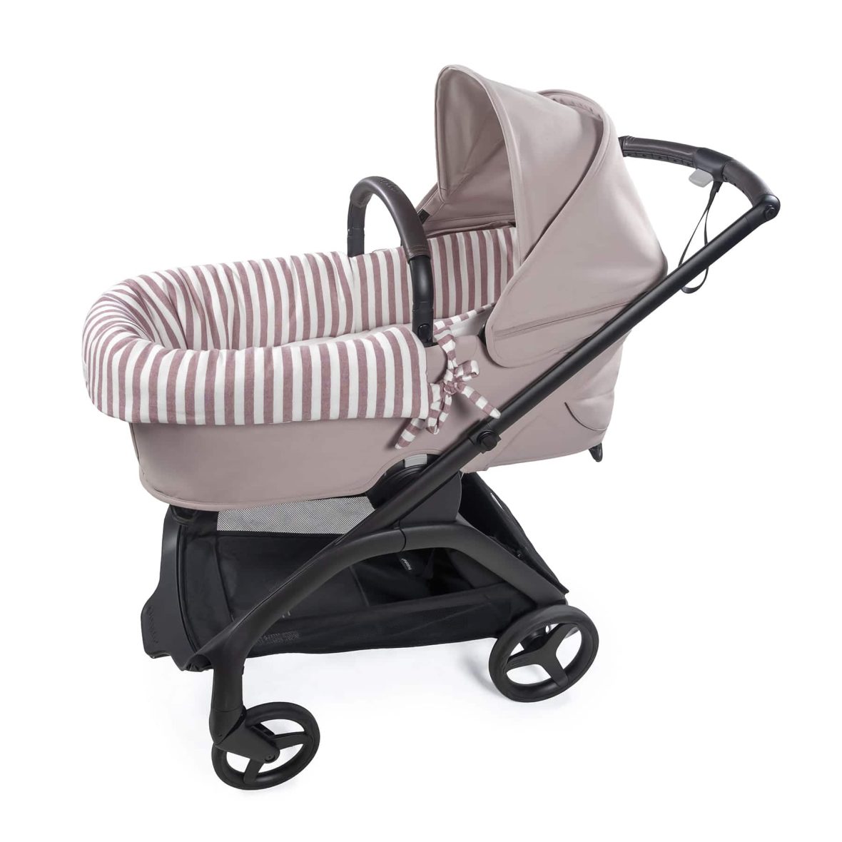 Pasito a Pasito Forra e Lençol para Alcofa Cherry Rayas