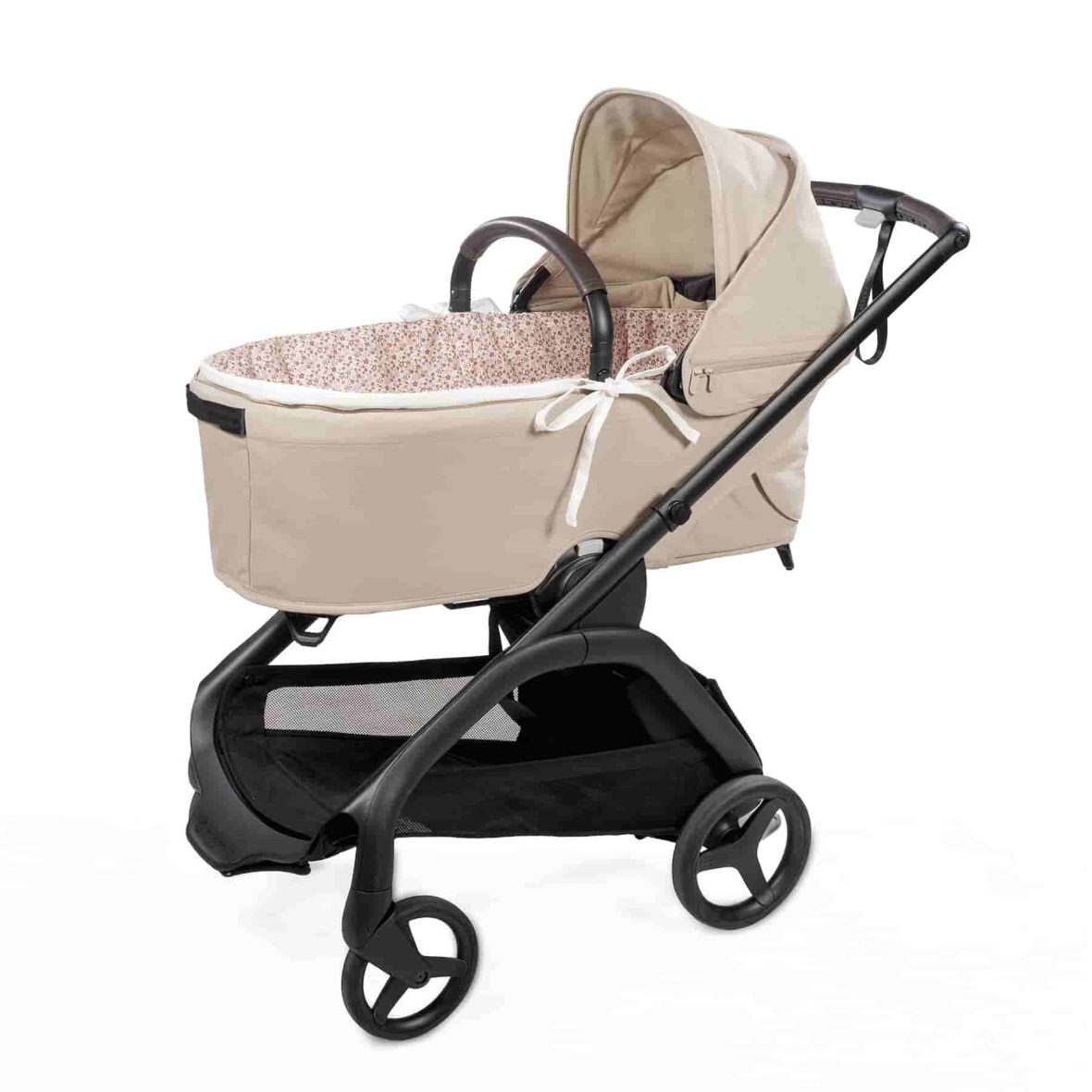 Pasito a Pasito Forra c/ Varas e Lençol para Alcofa Cherry Flores