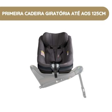 BeSafe Cadeira Auto Beyond 2 360 Primeira cadeira giratória até aos 125cm