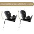 Britax Romer Cadeira Auto Swivel 2 várias posições de reclinação contra a marcha